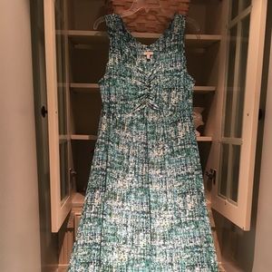 Talbots sleeveless maxi dress size large